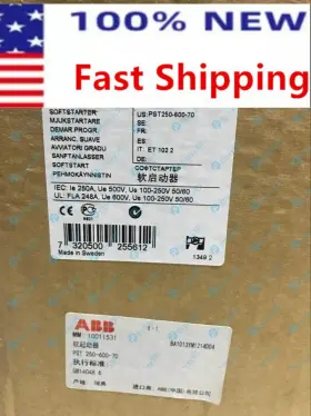 1sfa894013r7000 Abb One New Soft Starter Pst250-600-70