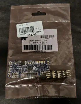W22200b Adafruit 16 Channel 12 Bit Pwm/servo Driver