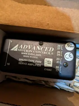 C10ac Advanced Motion Controls Brush Type Pwm Servo Amplifier New In Box