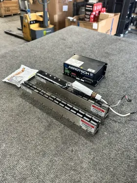 Blmc-142-a-a Aerotech Es14599-9 Servo Amplifier And 2 Mtc350 Linear Magnet Track