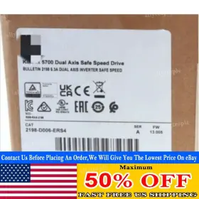 2198-d006-ers4 Allen-bradley New Sealed Kinetix 5700 Dual Axis Safe Speed Drive