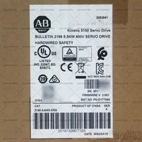 2198-e4055-ers Allen-bradley New Sealed Kinetix 5100 Servo Drive 5.5 Kw 400v 3ph