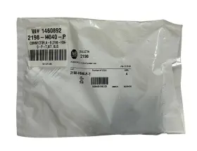 2198-h040-p-t Allen-bradley /a Kinetix 5500 Control Power Connector Fr1&2 Nsfs