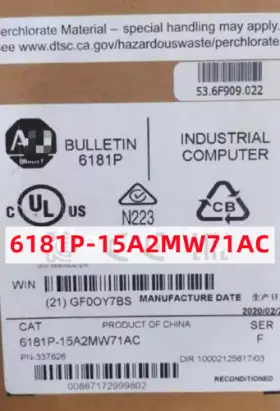 6181p-15a2mw71ac Allen-bradley New Surplus Sealed Brand