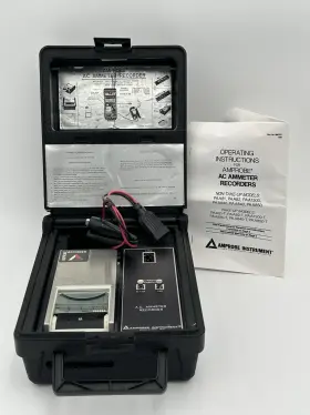 Aa82 Amprobe Vintage Recorder Recording Ac Ammeter Untested
