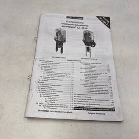 Ari Armaturen 2.2kn Operating Manual Ari-premio 2.2-25 Switching Electric Actuator