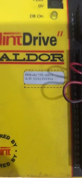 Mdh1a07tr-rb20 Baldor Mint Drive
