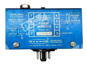 Mb3-4 Banner Engineering Modulated Amplifier Logic Plug In Module Mb3-4 Banner Engineering Modulated Amplifier Logic Plug In Module