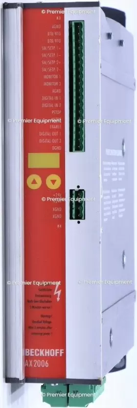 Ax2006 Beckhoff Servo Amplifier Drive Ax2006 Beckhoff Servo Amplifier Drive