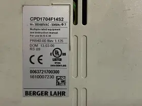 Cpd1704f14s2 Berger Lahr Cpd17 400v Servo Drive