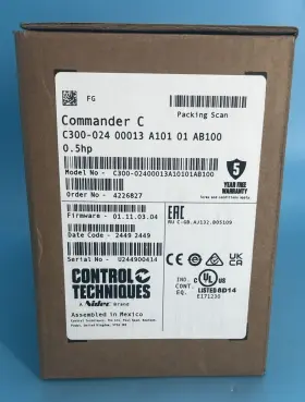 C300-024-00013-a101-01-ab100 Control Techniques 0.5 Hp Firmware 01.11.03.04