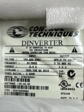 10600000301000 Control Technologies Dinverter A Servo Drive Sks New In Box
