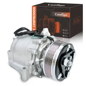 Co202070-4 Cooligo Air Conditioner Ac Compressor With Clutch Compatible Honda Civic 2012-20