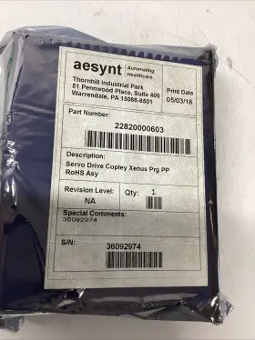 22820000603 Copley Controls Xenus Servo Drive O-106