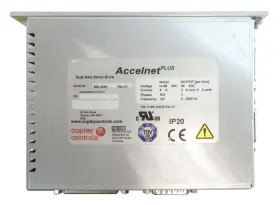 800-2090 Copley Controls Dual Axis Servo Drive Accelnet Plus Working Surplus