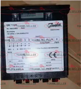 080g3492 Danfoss Erc112d One New Temperature Controller Erc 112d Blue