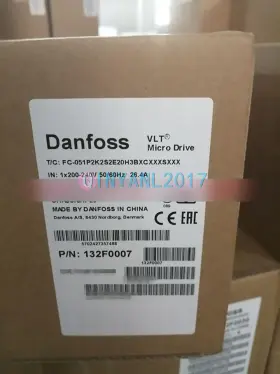 Fc-051p2k2s2e20h3bxcxxxsxxx Danfoss 1pc New Frequency Converter 132f0007