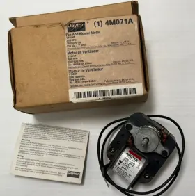 4m071a Dayton Fractional Fan Blower Motor 1/150 Hp 3000 Rpm 230v 0.21a New