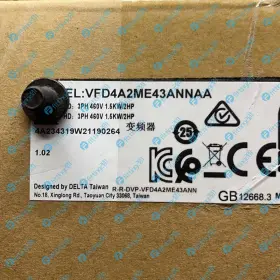 Vfd4a2me43annaa Delta 1pc New Inverter