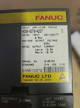 A06b-6069-h207 Fanuc Servo Amplifier Inch Tested Good