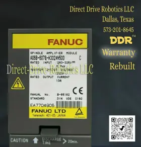A06b-6078-h302 Fanuc A06b-6078-h302#h500 12mo Warranty Rebuilt Try Us Once Exchange