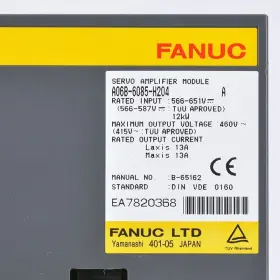 A06b-6085-h204 Fanuc New Free Shipping In Box Factory Sealed Plc 1pc Us