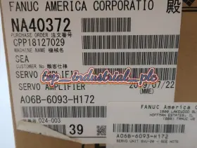 A06b-6093-h172 Fanuc Servo Drive A06b6093h172 New