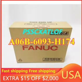 A06b-6093-h174 Fanuc Us Free Tax 1pcs New A06b6093h174