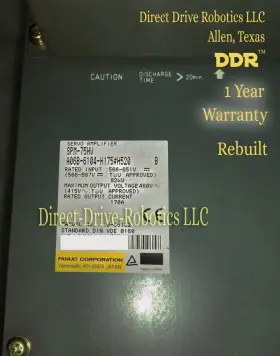 A06b-6104-h175 Fanuc A06b-6104-h175#h520 Rebuilt 12 Month Warranty Try Us Once Exchange