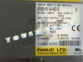 A06b-6114-h210 Fanuc Used One Servo Amplifier Tested