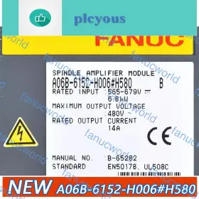 A06b-6152-h006 Fanuc A06b-6152-h006#h580 New Servo Drive Amplifier Expedited Shipping