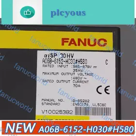 A06b-6152-h030 Fanuc 1pc A06b-6152-h030#h580 A06b6152h030#h580 Servo Drive New Expedited Ship