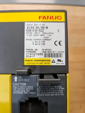 A06b-6166-h203 Fanuc Bisv 40/40 Servo Amplifier 240v