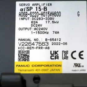 A06b-6220-h015 Fanuc Brand New Servo Drive Amplifier A06b-6220-h015#h600