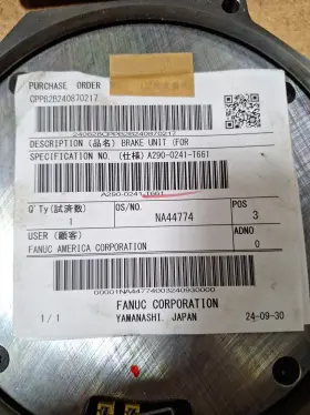 A290-0241-t661 Fanuc #425 Motor Brake Assembly A290-0241-t661 Fanuc #425 Motor Brake Assembly