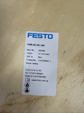 Pun-6x1-bl-500 Festo Brand New