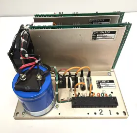 Ga370-00b-2a-2 Glentek Ga370-00b-1 Servo Amplifier Chassis. With Drive Cards