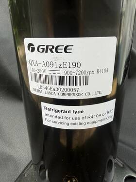 Gree Qxa-091ze190 1pc Compressor New