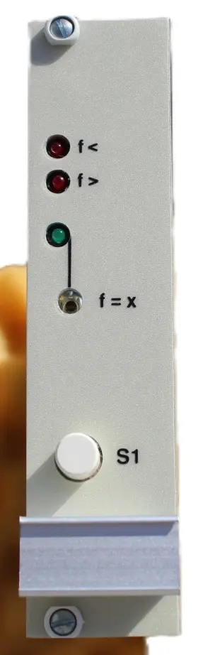 C41-0056 H Ttinger Elektronik Gmbh C40-837 Frequency Monitoring Card Frequenz Berwachung Boar