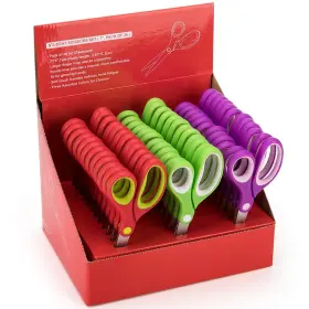 Kt-009-r36-a Kalatic Students Scissors 36 Pairs Teacher Pack Rounded-tip 7- Inch - 7 ’