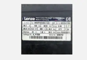 Mdfkabs100-22 Lenze 020re11vu2 Servo Motor Inch Tested Good