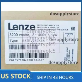 E82ev752k4b Lenze E82ev752 1pc New Inverter 4b