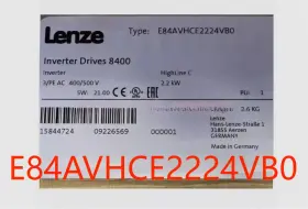 E84avhce2224vb0 Lenze 8400 Inverter Drives Brand New