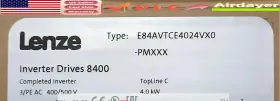 E84avtce4024vx0 Lenze New Sealed Inverter Free Shipping