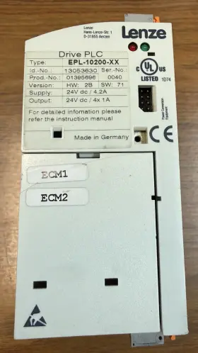 Epl-10200-xx Lenze Epl-10200-xx/epz-10203 Extension Board 03 -pre-owned
