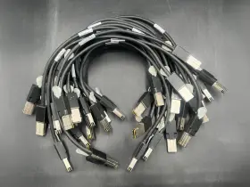 Cab-stk-e-0.5m Leoni Lot Of 18 37-0891-01 L45593-e 101-d 5 0.5m Bladestack Cable Assembly