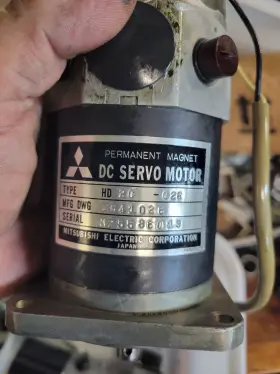 Hd-20 Mitsubishi Hd 20 Dc Servo Motor Hd-20 Mitsubishi Hd 20 Dc Servo Motor