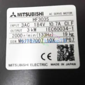 Hf303s Mitsubishi 1pcs New Ac Servo Motor Without Encoder
