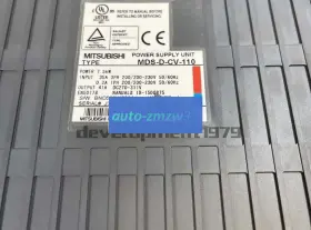Mds-d-cv-110 Mitsubishi 1pc Used Servo Driver