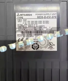 Mds-d-cv-370 Mitsubishi One Used Mdsdcv370 Servo Drive
